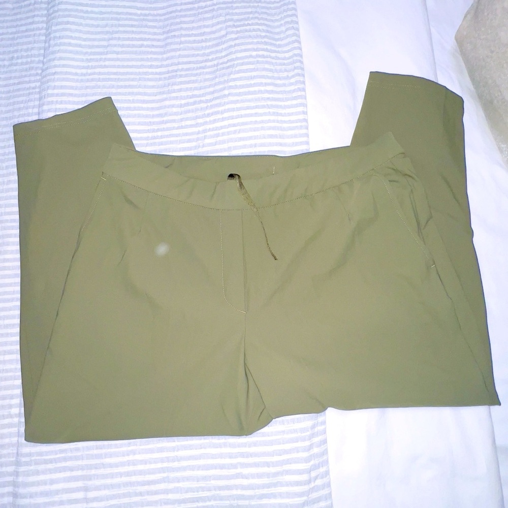 NIKE: Dri-Fit Standard Green Golf Pants - Size L